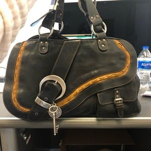 Christian Dior Gaucho double saddle bag